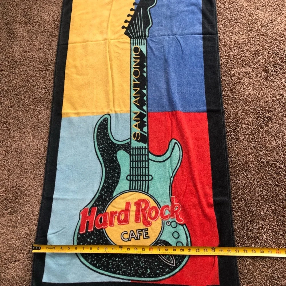 Hard Rock Cafe San Antonio beach towel